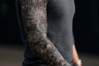do sleeve tattoo design tattoo cover up custom tatoo design