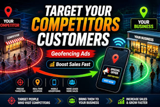 run geofencing ads to target competitors customers and grow your business