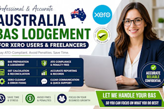 prepare australia bas lodgement for xero users and freelancers