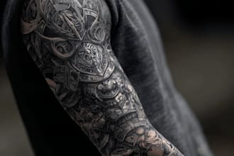 draw sleeve tattoo design tattoo cover up custom tatoo design