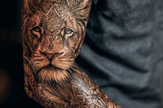 create sleeve tattoo design tattoo cover up custom tatoo design