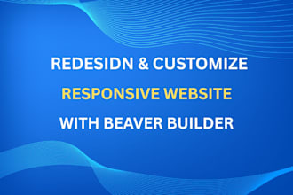 build a responsive website  beaver builder