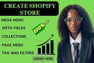 create shopify menu design tag and filter collection shopify meta field