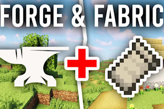 make custom minecraft mod for forge and fabric