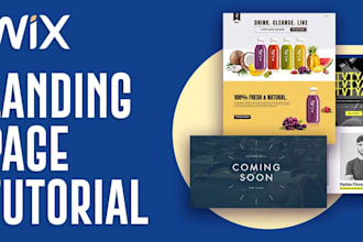 wix website, wix landing page