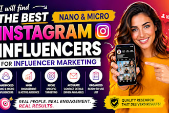 find the best nano and micro instagram influencers for influencer marketing