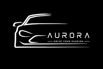 design modern automotive, car line art, garage, mechanic, and luxury auto logo