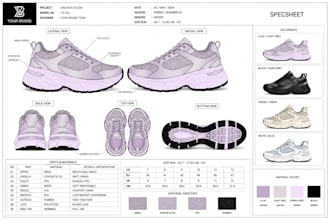 be sneaker design, shoe design, shoe tech pack, customers shoe manufacturing