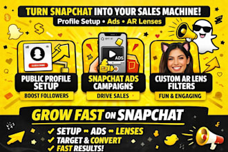 setup snapchat profile snapchat video ads campaign snapchat snap lens ar filters