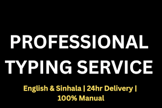 do fast and accurate english or sinhala typing, pdf to word conversion