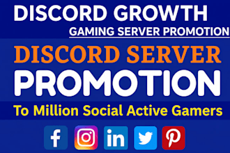 gaming server promotion, discord advertising, mass dm, minecraft promotion grow