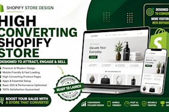 make 6 figure shopify dropshipping store or shopify website