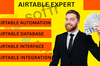 be airtable expert for CRM setup, automation and softr web app development