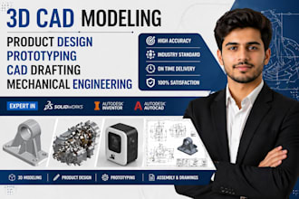 3d cad modeling product design prototyping cad drafting mechanical engineering