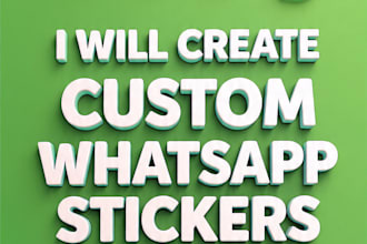 design custom whatsapp stickers for your business
