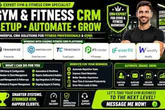 setup gym fitness CRM trainerize exercise com truecoach ptminder everfit wodify