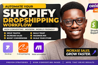 setup shopify zendrop cjdropshipping make automation