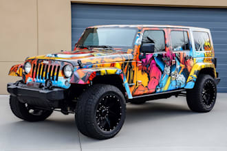 car wrap design, truck wrap design
