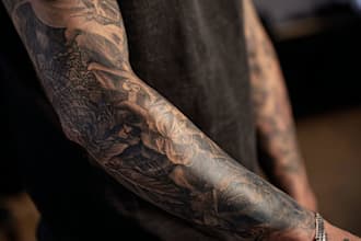 do tatto design for your t shirt brand and apparel