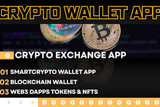 create crypto app blockchain wallet web3 dapp defi nft smart contract token