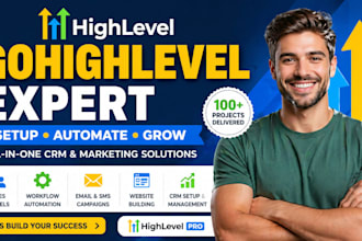 build and automate your gohighlevel CRM, funnels, and marketing system