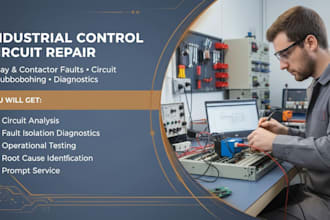 fix relay not switching and troubleshoot industrial control circuit contactor
