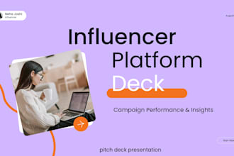 redesign creator economy pitch deck influencer platform deck monetization deck