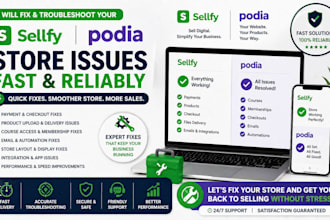 fix troubleshoot your sellfy or podia store issues fast