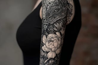 do sleeve tattoo design tattoo cover up custom tatoo design