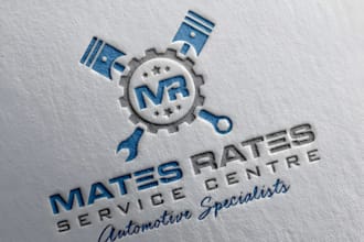 design attractive auto service, auto repair, auto parts and automotive logo