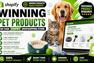 find profitable pet products for shopify dropshipping
