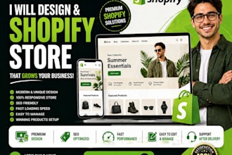 design shopify clothing store and fashion ecommerce website