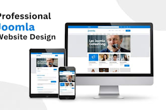 design or redesign your joomla website professionally