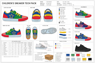 design shoe tech pack sneaker tech pack design design shoe tech pack sneaker