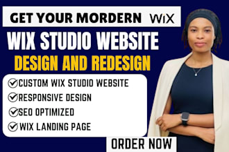 design wix website, wix website redesign, wix online store, wix studio design