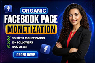 organically promote and monetize your facebook page