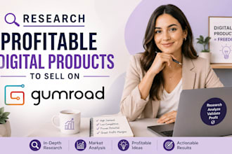 research profitable digital products to sell on gumroad