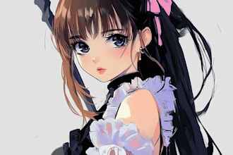 anime character, fanart, and original character