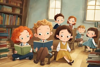 draw children book illustrations
