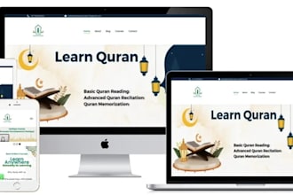design interactive islamic learning website in english,urdu,hindi