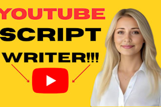 be your professional youtube script writer for viral video content
