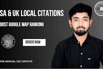 build USA local citations for google maps ranking