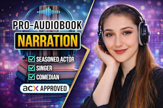 narrate and produce a professional audiobook with acx standards
