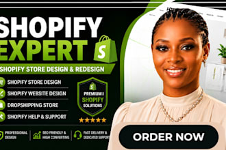 create a premium shopify dropshipping store that converts