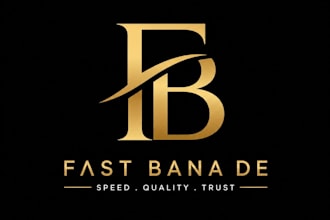 create professional logo design with high quality