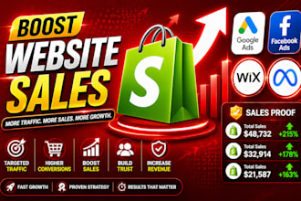 do google ads shopify marketing facebook ads to boost shopify sales wix