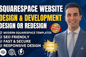 design or redesign squarespace website squarespace business website