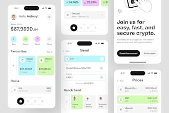 develop trading broker app, neo bank app, crypto investment app, usdt app, eth