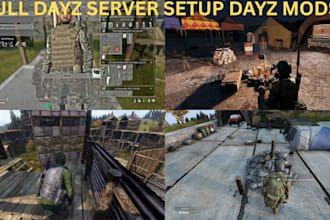 build dayz server setup, dayz mod, dayz script, dayz assets, dayz clothing