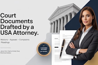 professionally draft pro se court documents motions and pleadings